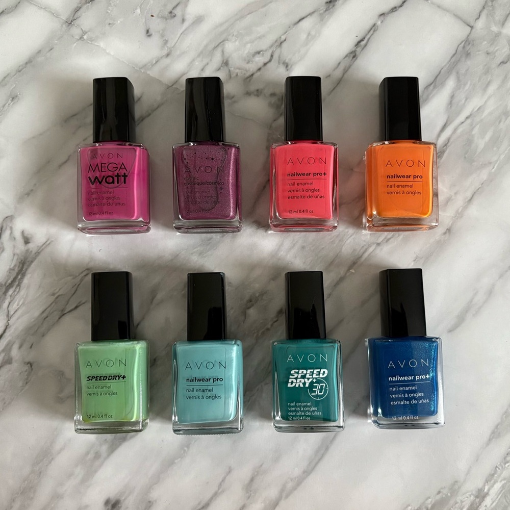 Bundle of 8 Avon Nail Polish